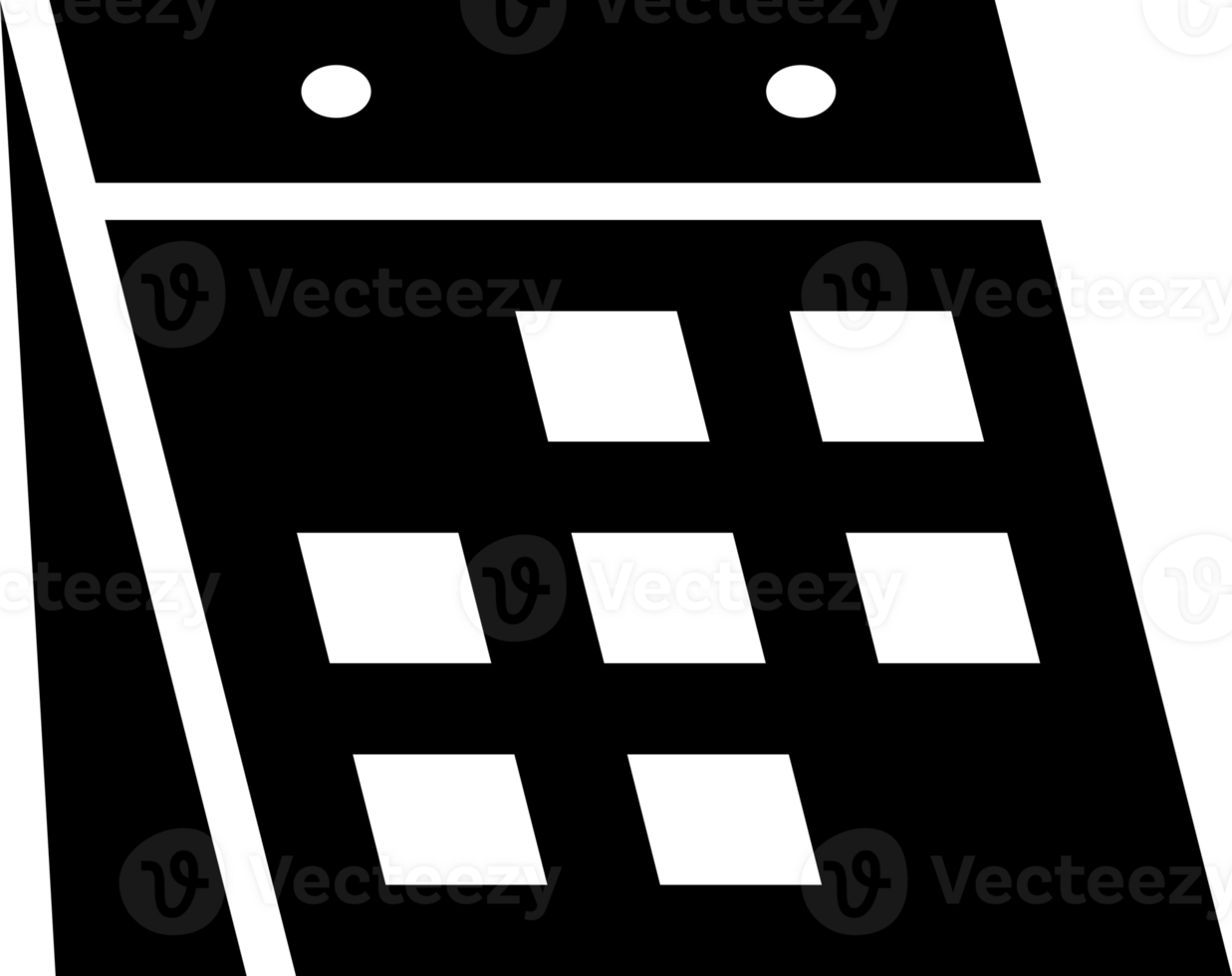 Black calender year icon png