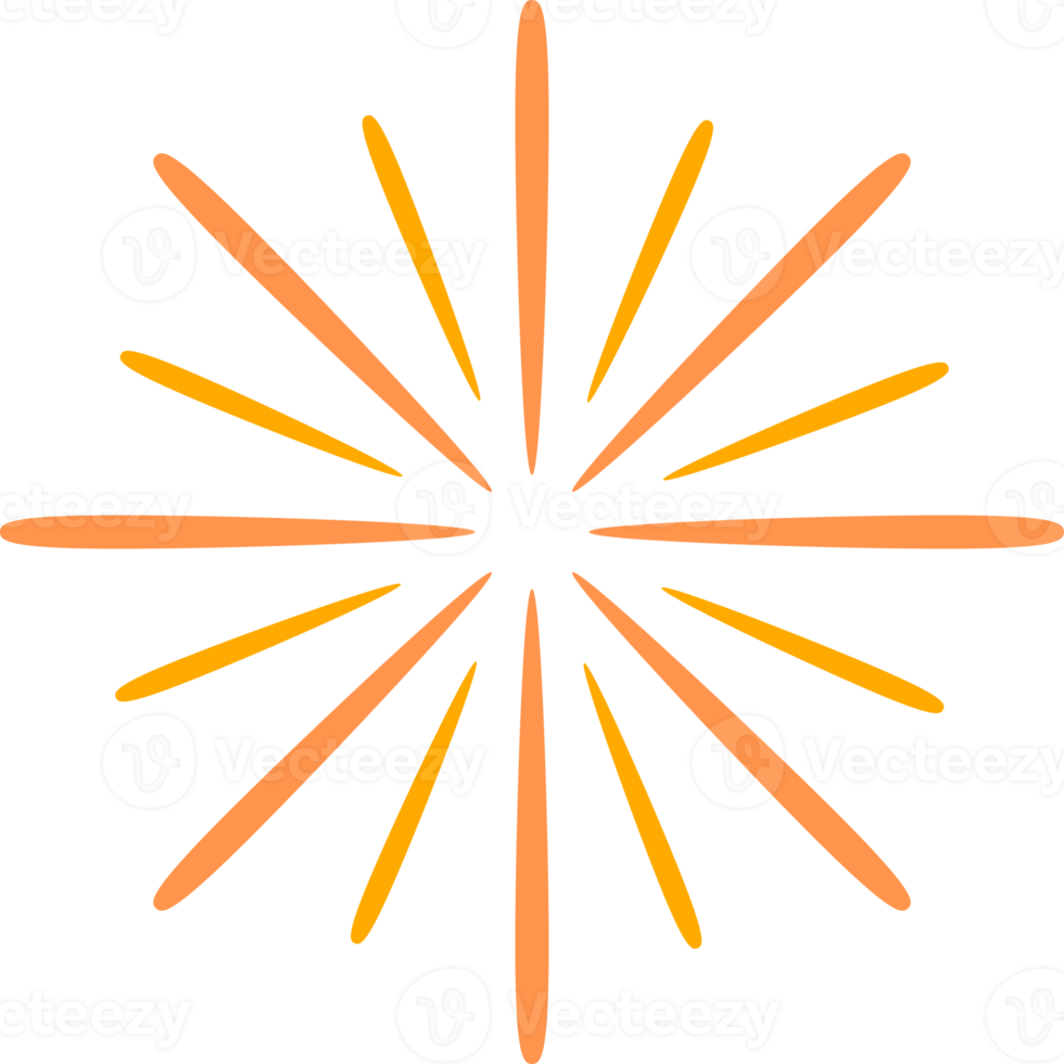 Yellow orange line light rays png