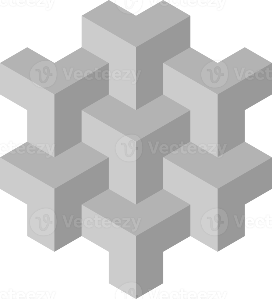 Gray abstract geometric pattern png