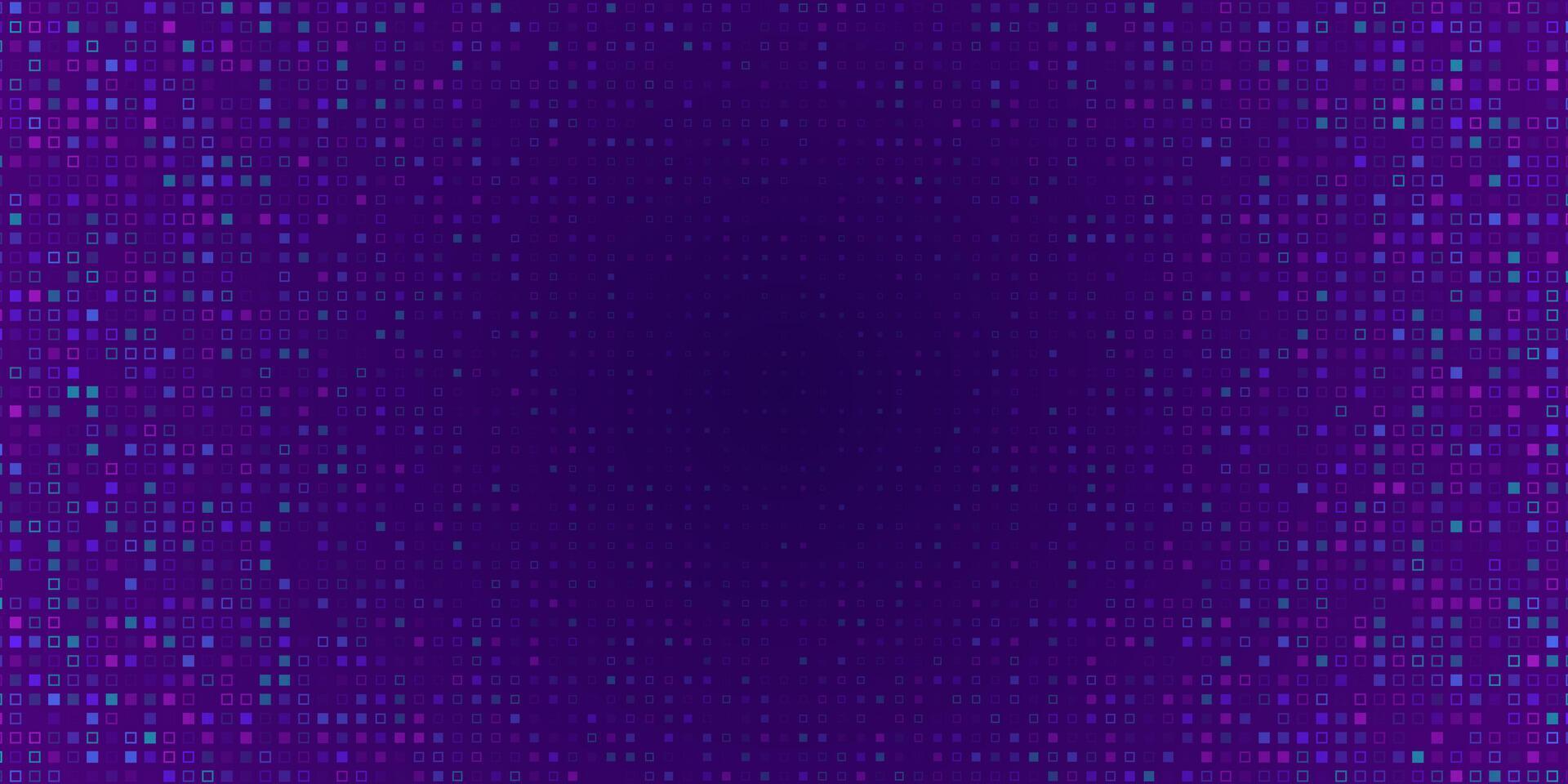 Abstract futuristic purple background with pixel texture. vector