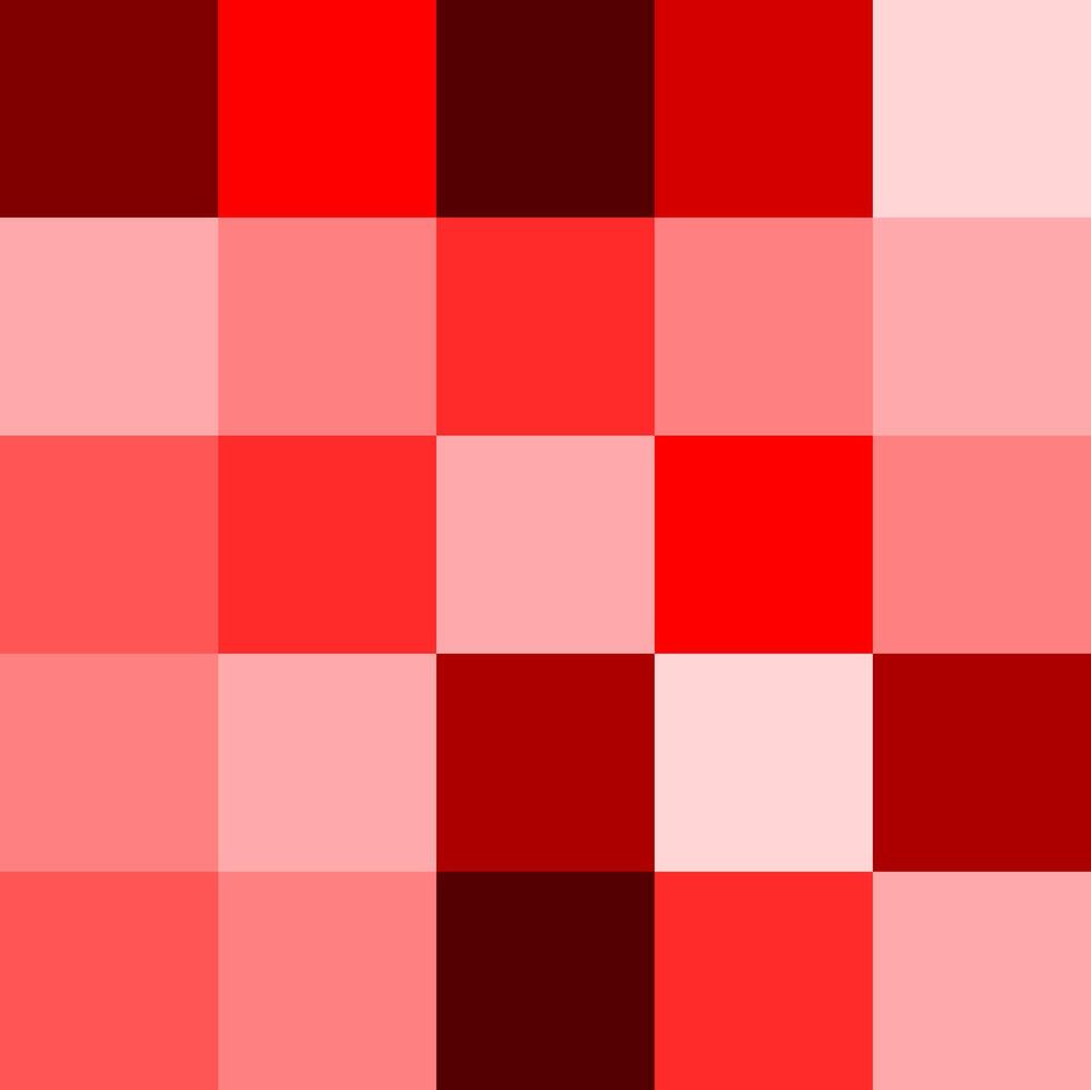 red mosaic abstract squares background vector