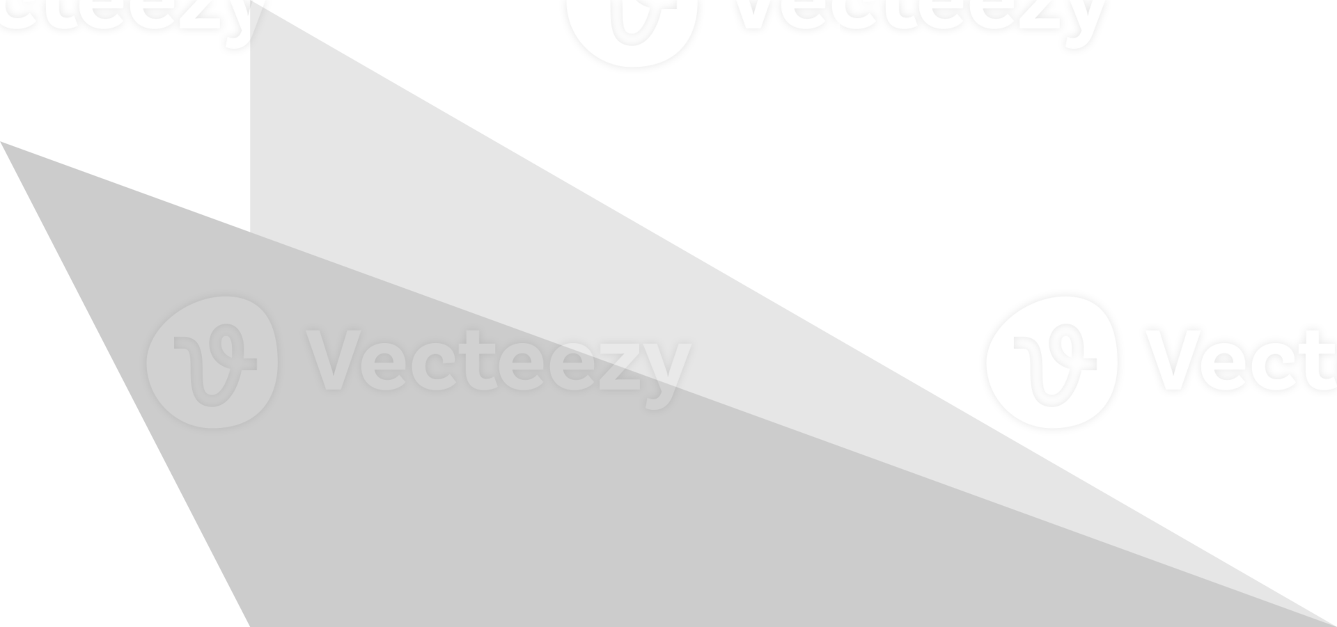 White origami paper airplane flying png