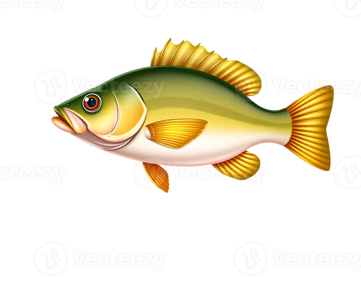 Realistic illustration of a fish png
