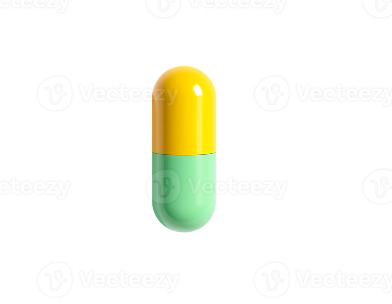 Colorful Capsule Pill png