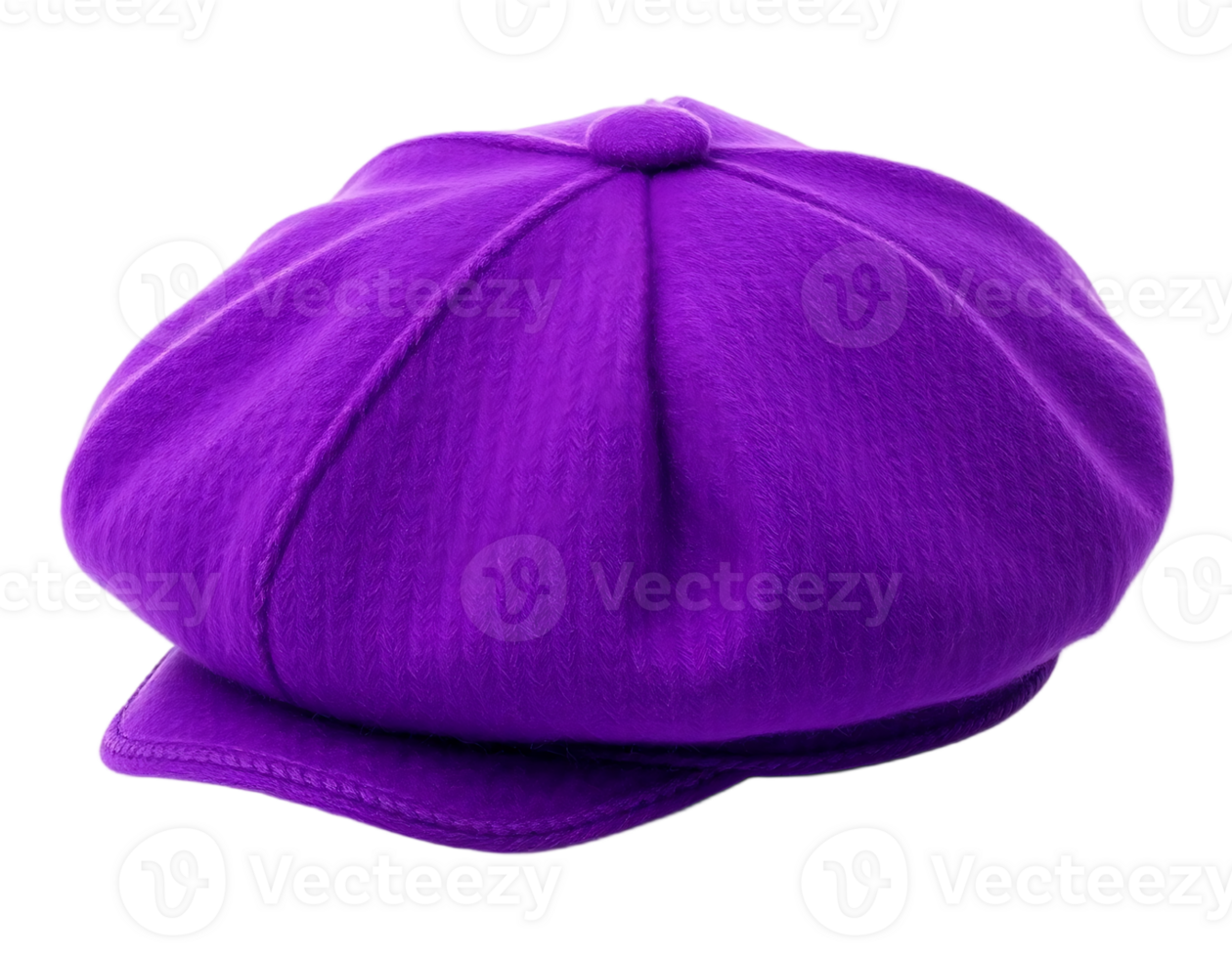 A vibrant purple newsboy cap, perfect for adding a touch of style png