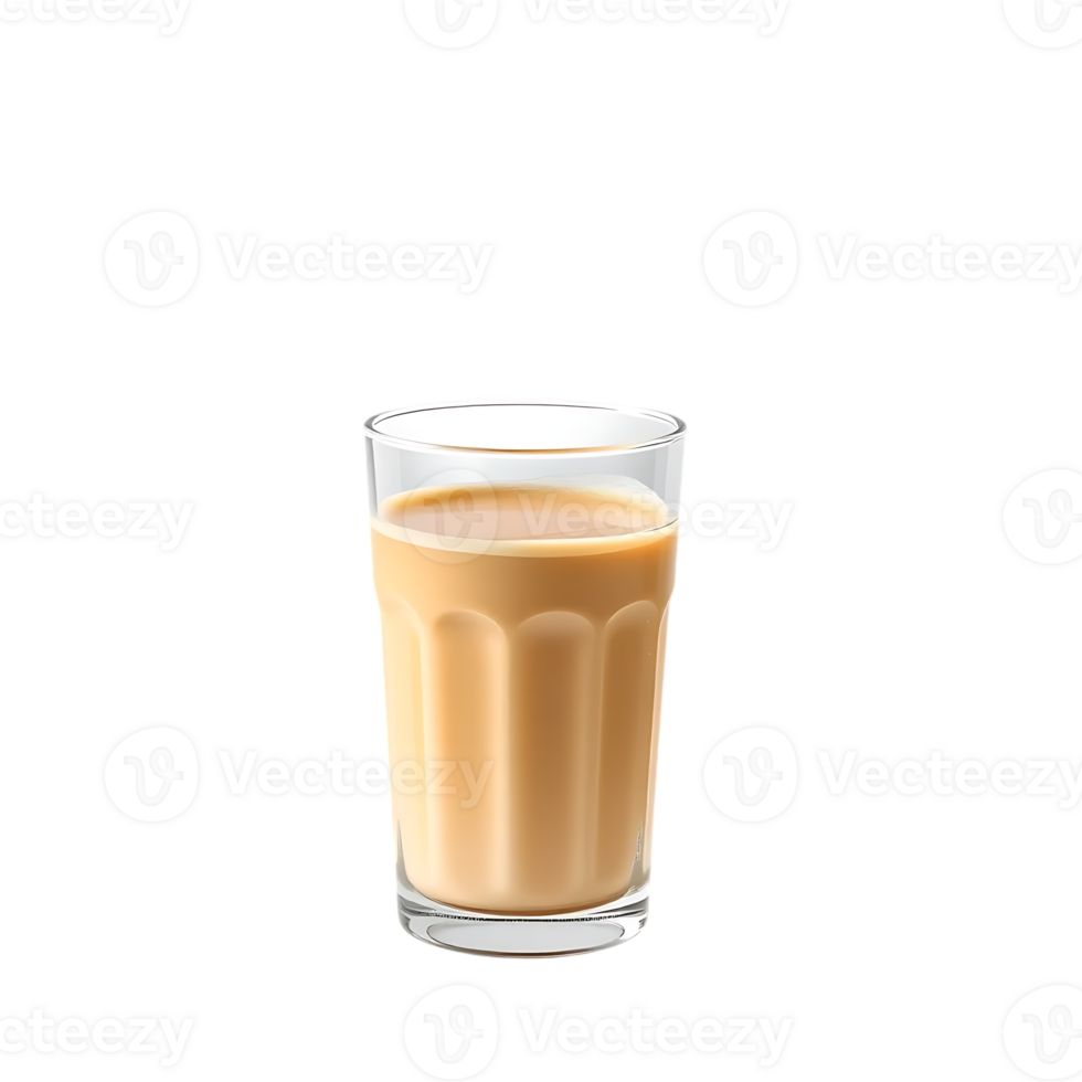 Glass of Masala Chai Tea png