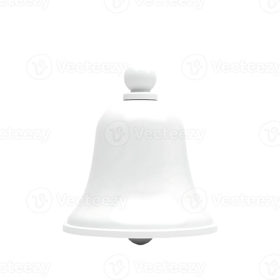 White Bell on Transparent Background png
