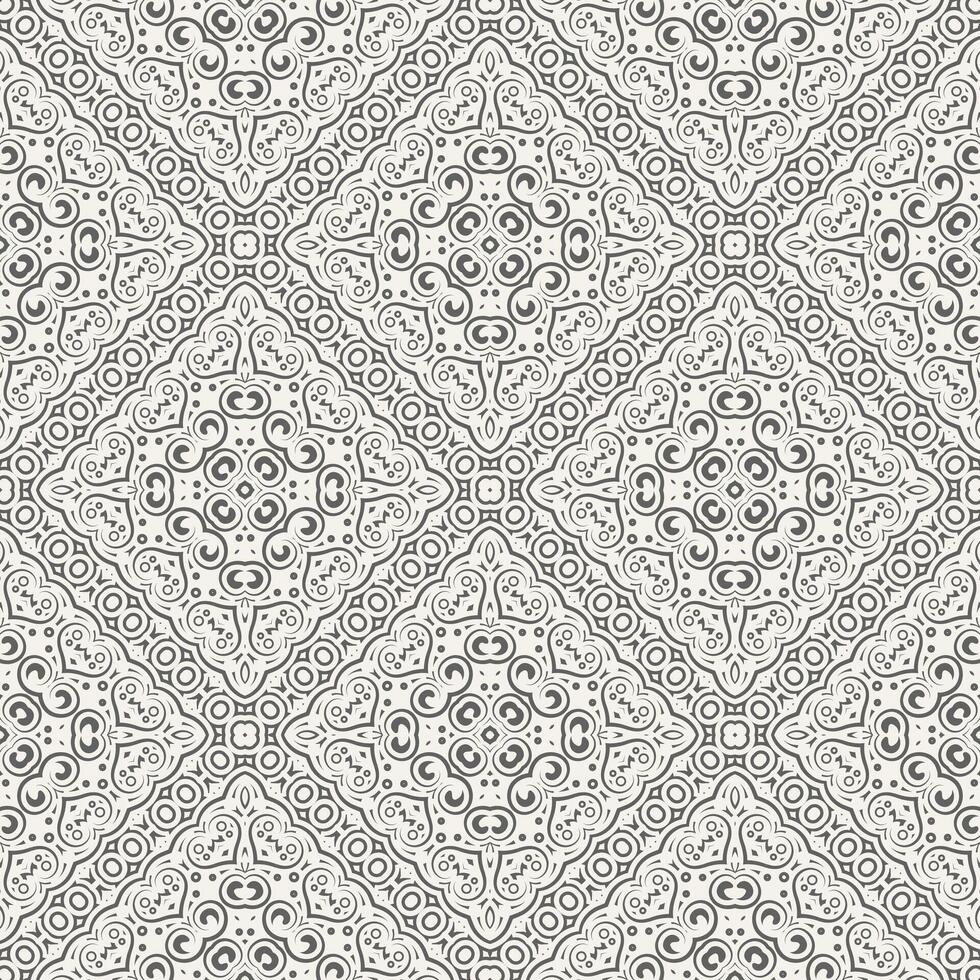 Decorative vintage pattern with intricate designs vector