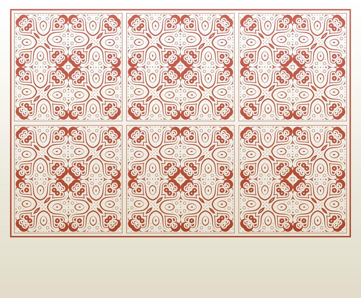 Decorative ornament Damask Pattern Background vector