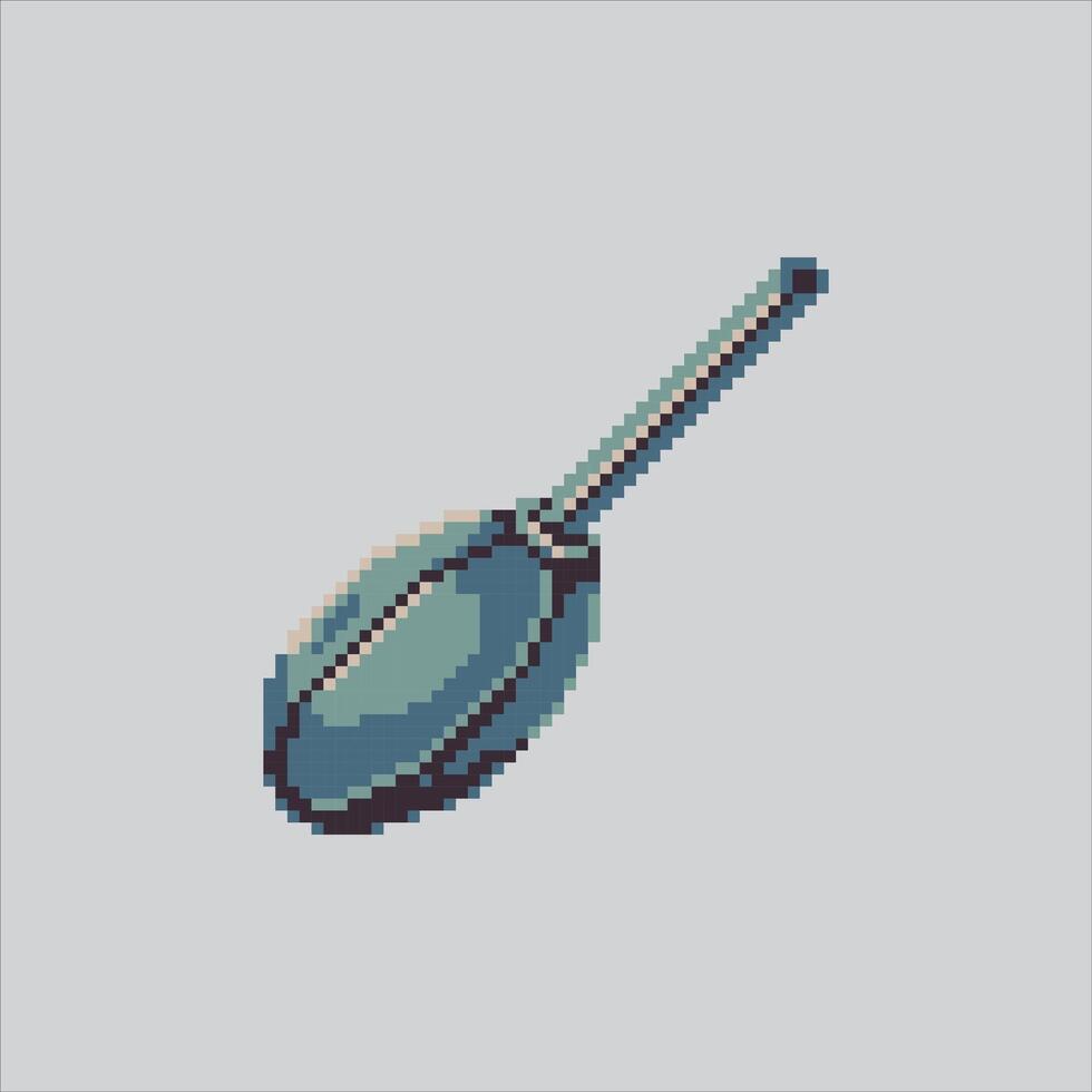 Pixel art Camera Dust Blower cleaner icon Illustration for game design vector