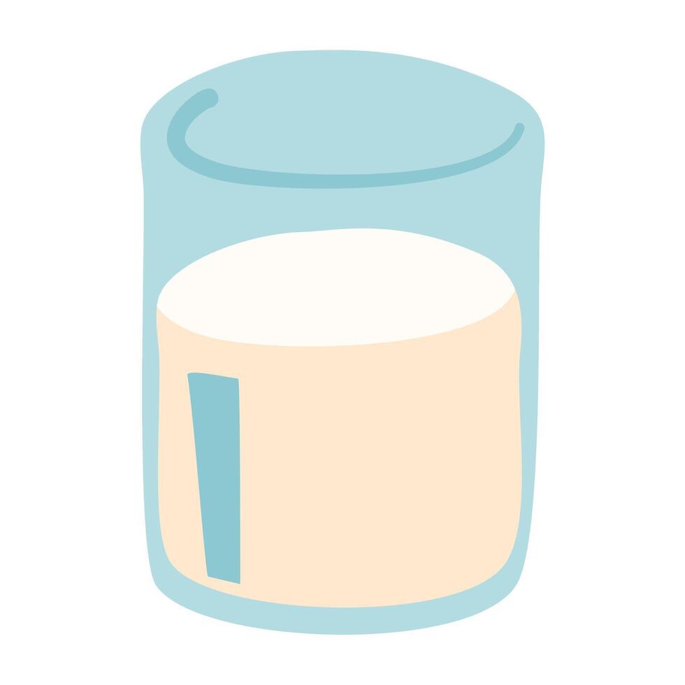Fresh Milk, Cold Glass of Milk vector