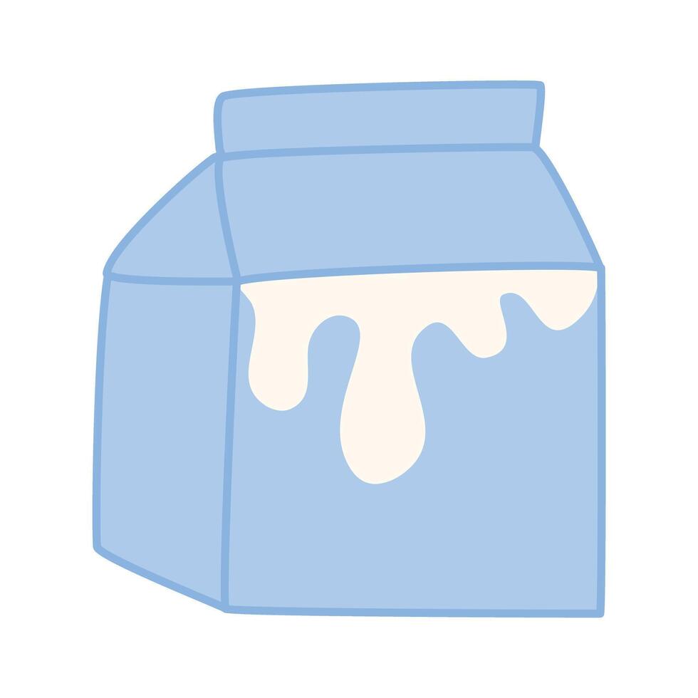 Milk Paper Box vector
