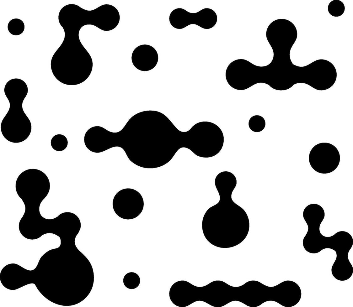 point metaball dot pattern Geometric bubble vector