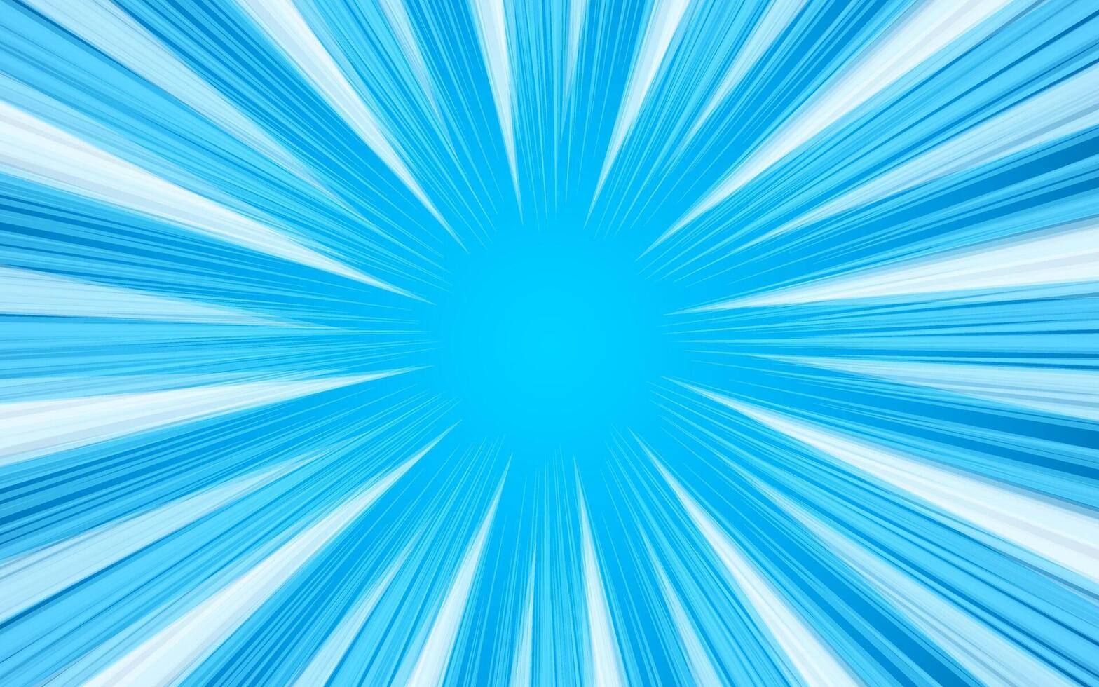 Blue burst abstract background vector