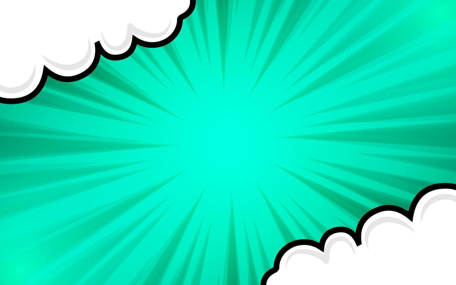 comic background with cartoon clouds. vector