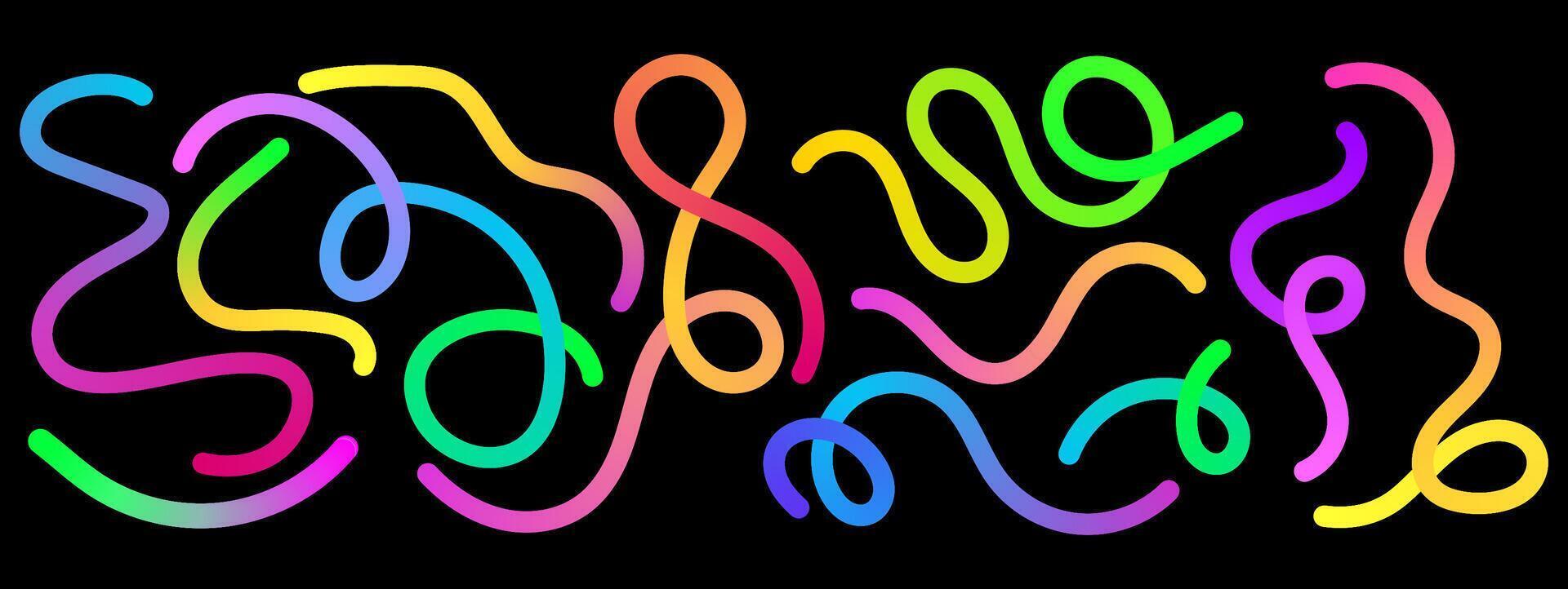 Waves of prism energy in motion. vector