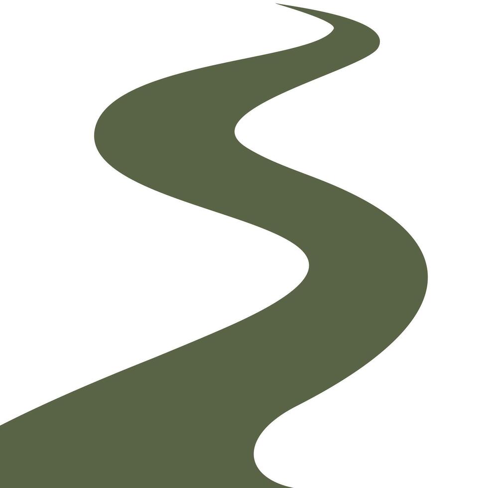Winding road clipart vector