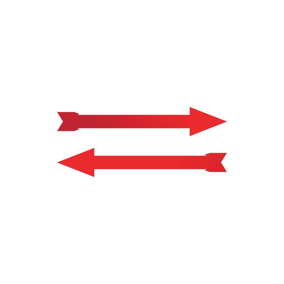 Stylized Arrow logo simple design element vector