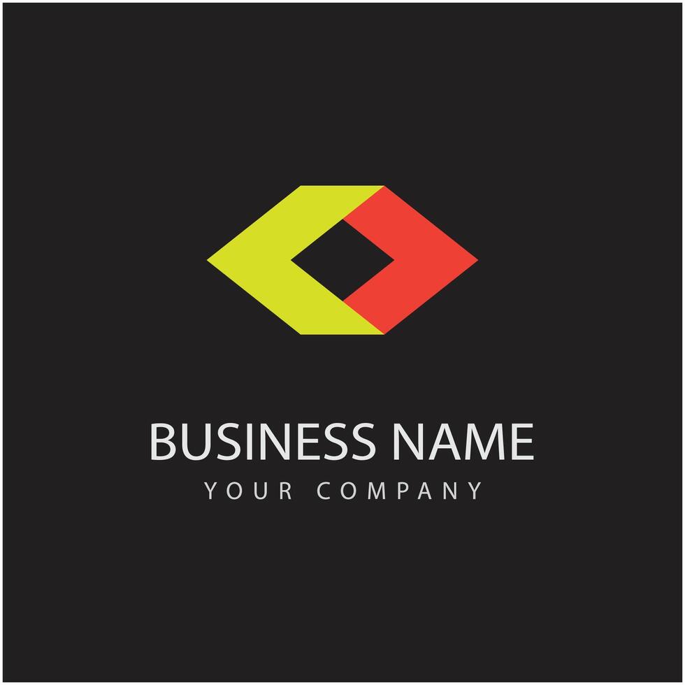 Background Arrow logo simple design vector
