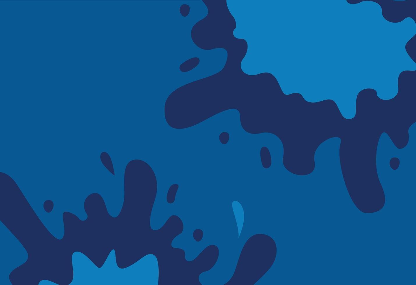 Blue Ink Splash Background vector