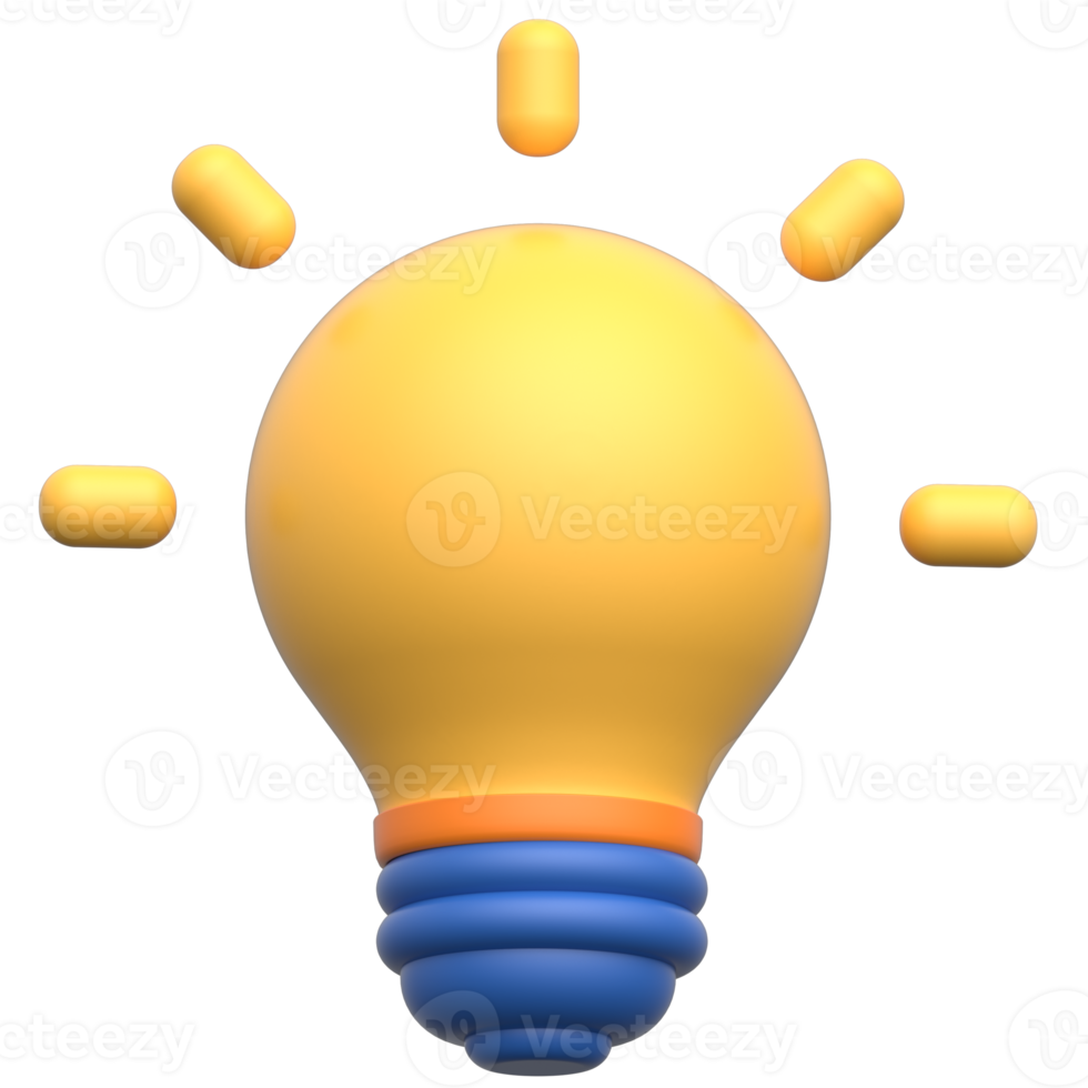light bulb idea concept png