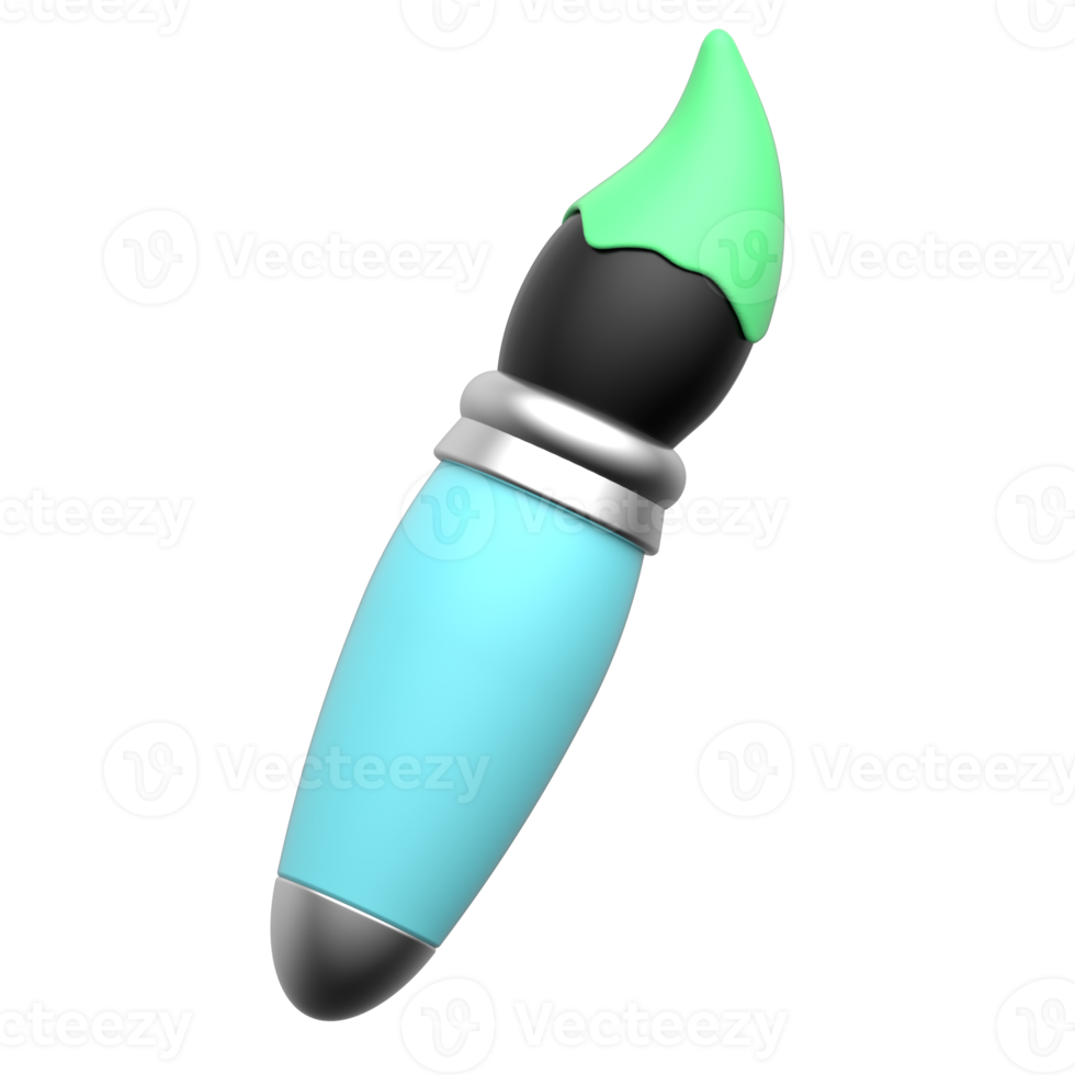 3D Paint Brush Icon png