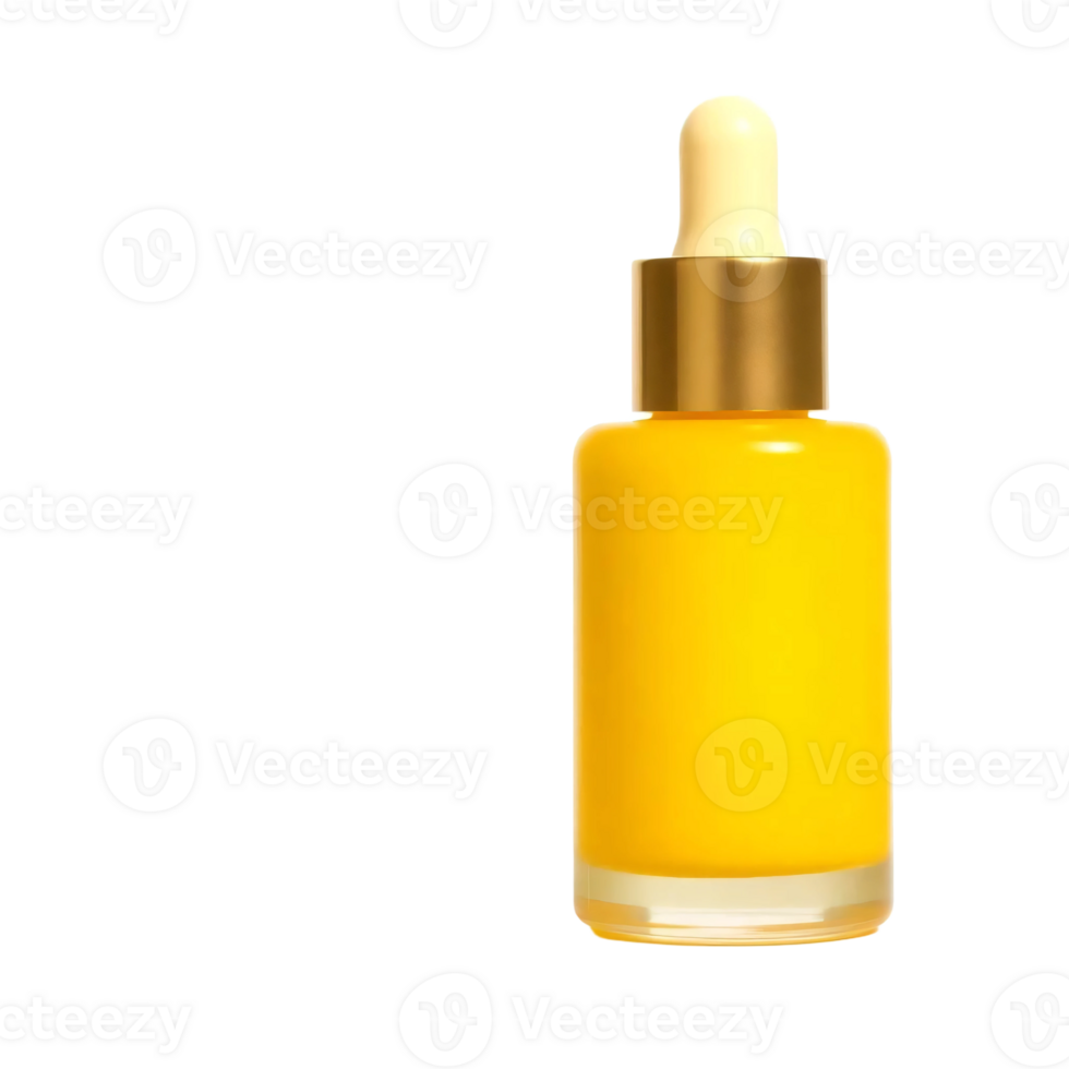 A bottle of yellow liquid with a gold lid png