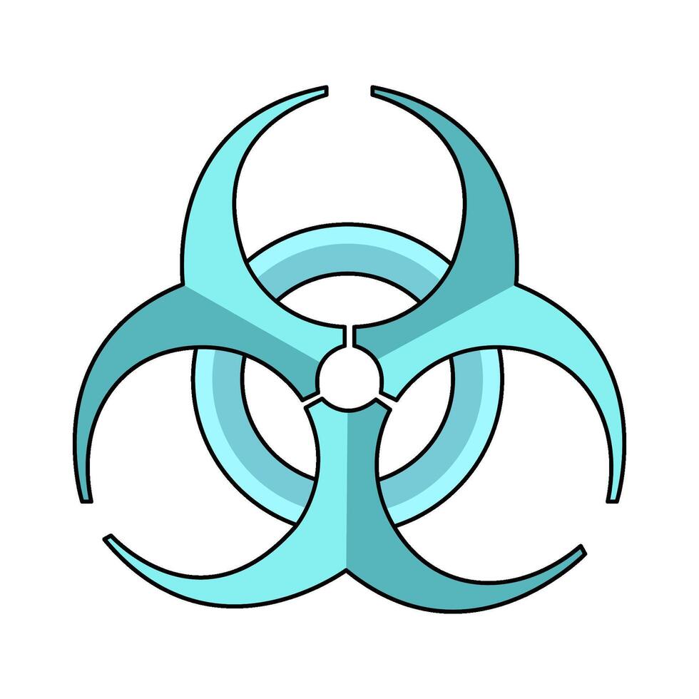 illustration of Biohazard Symbols vector