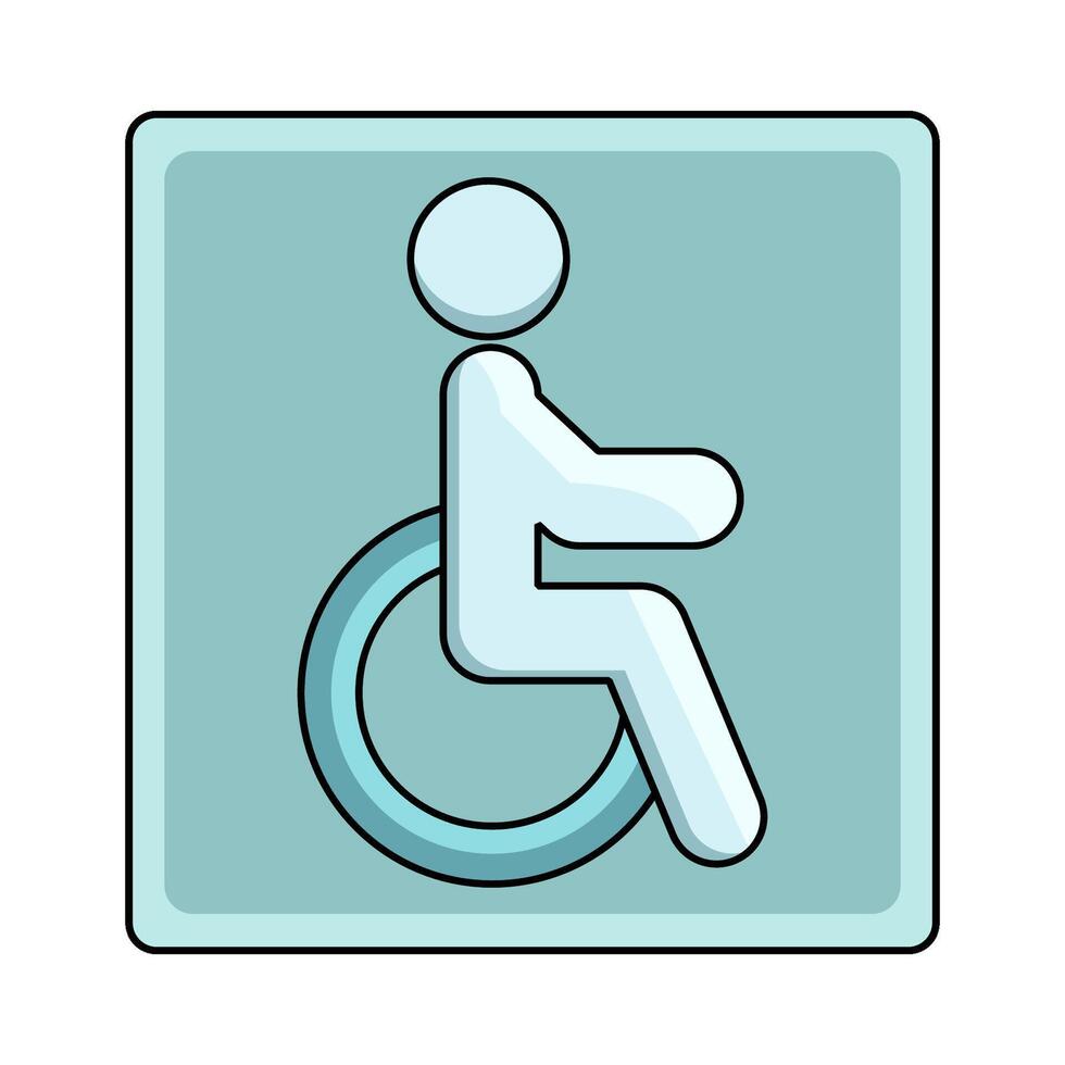 illustration of Accessible Icon vector