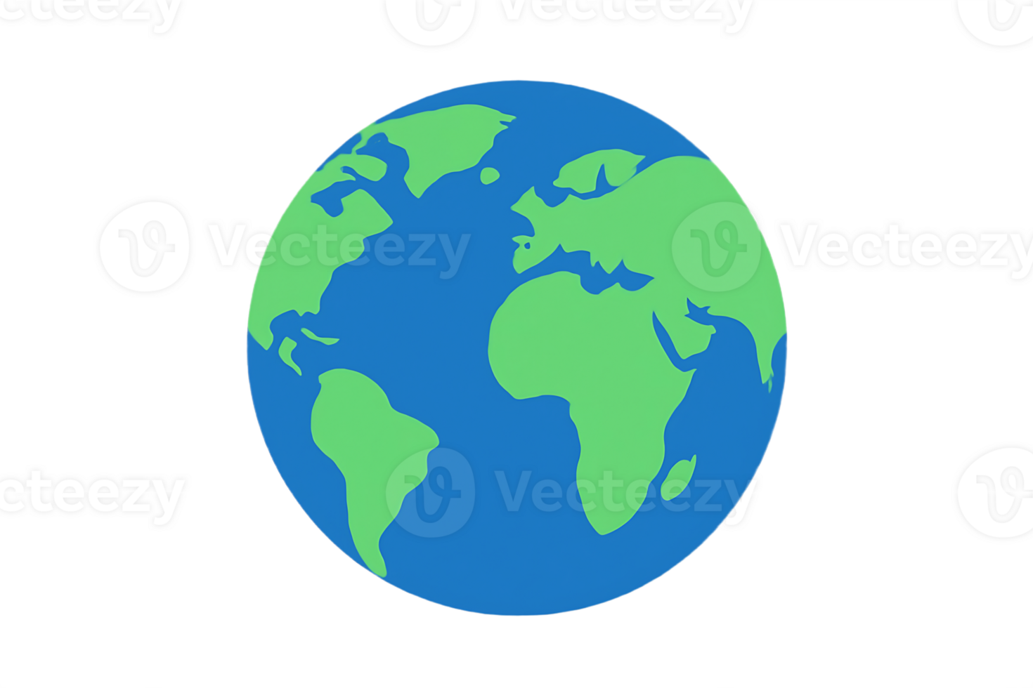 The earth is shown in a black and blue square png