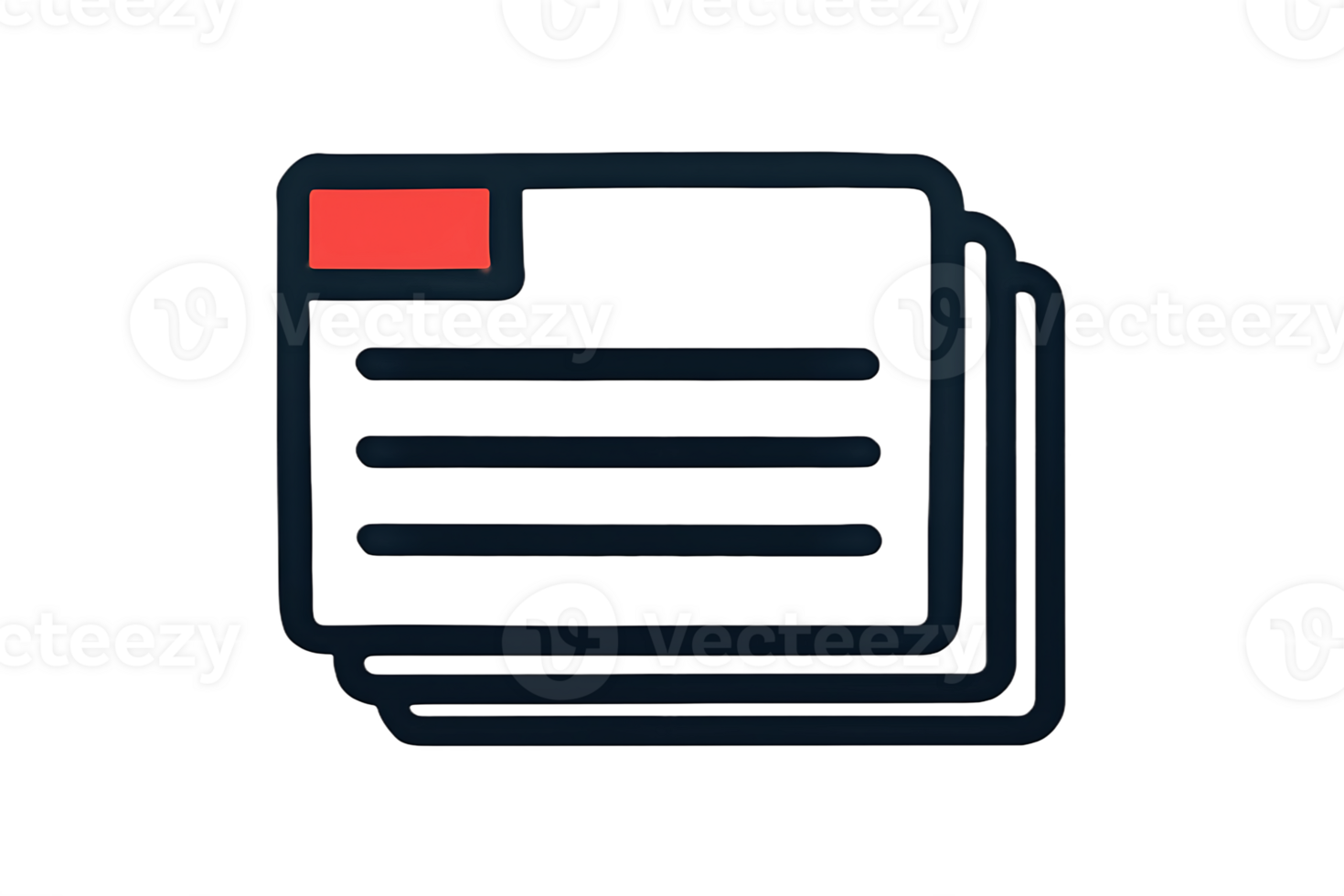 A black and red icon with a folder png