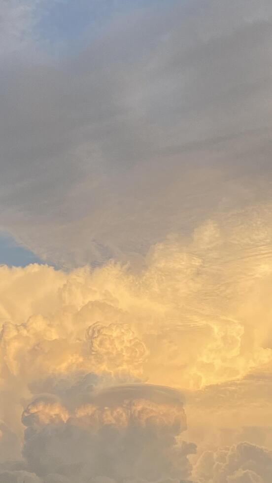 sunset in the sky photo