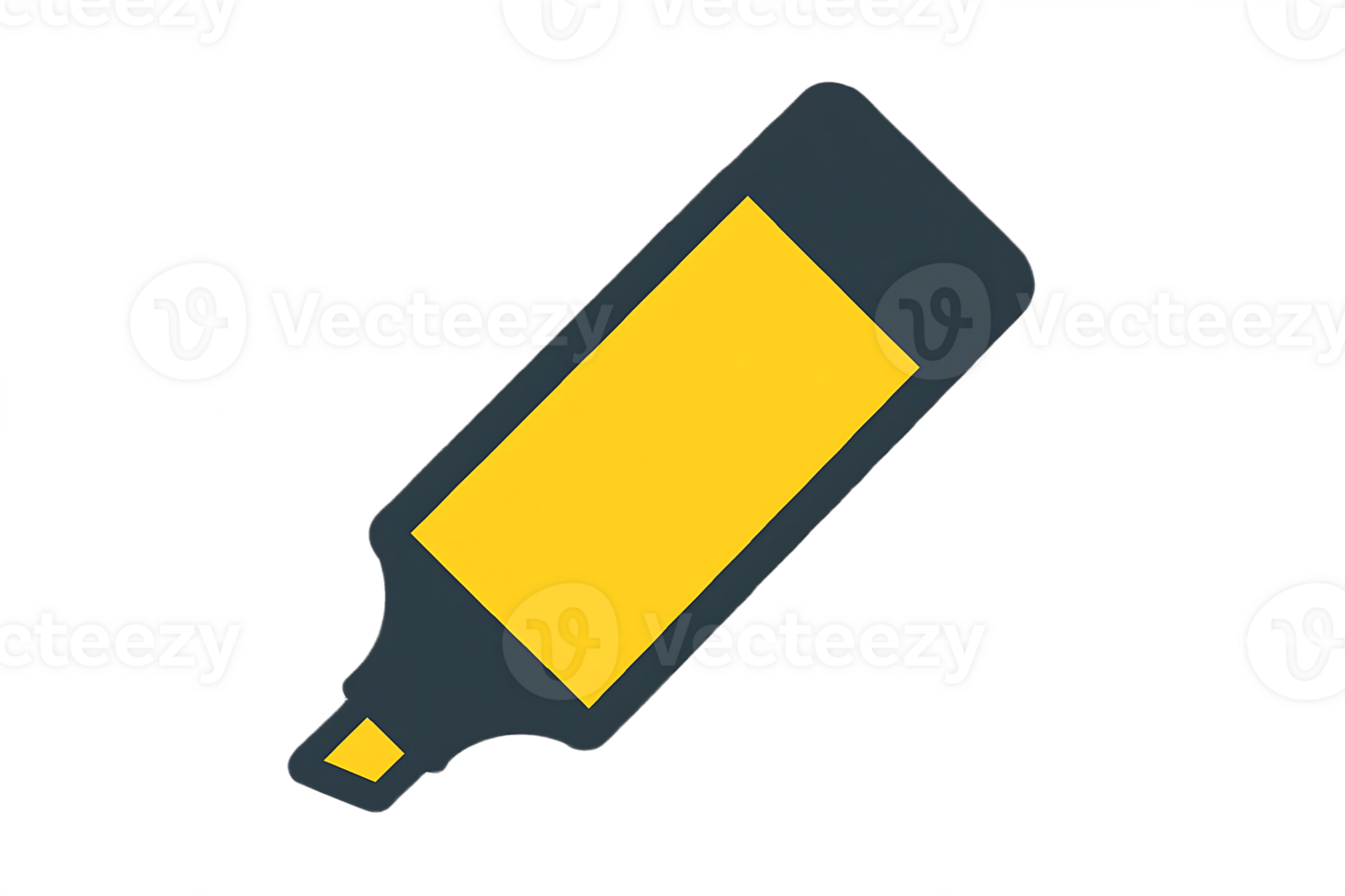 A yellow and black pen icon png