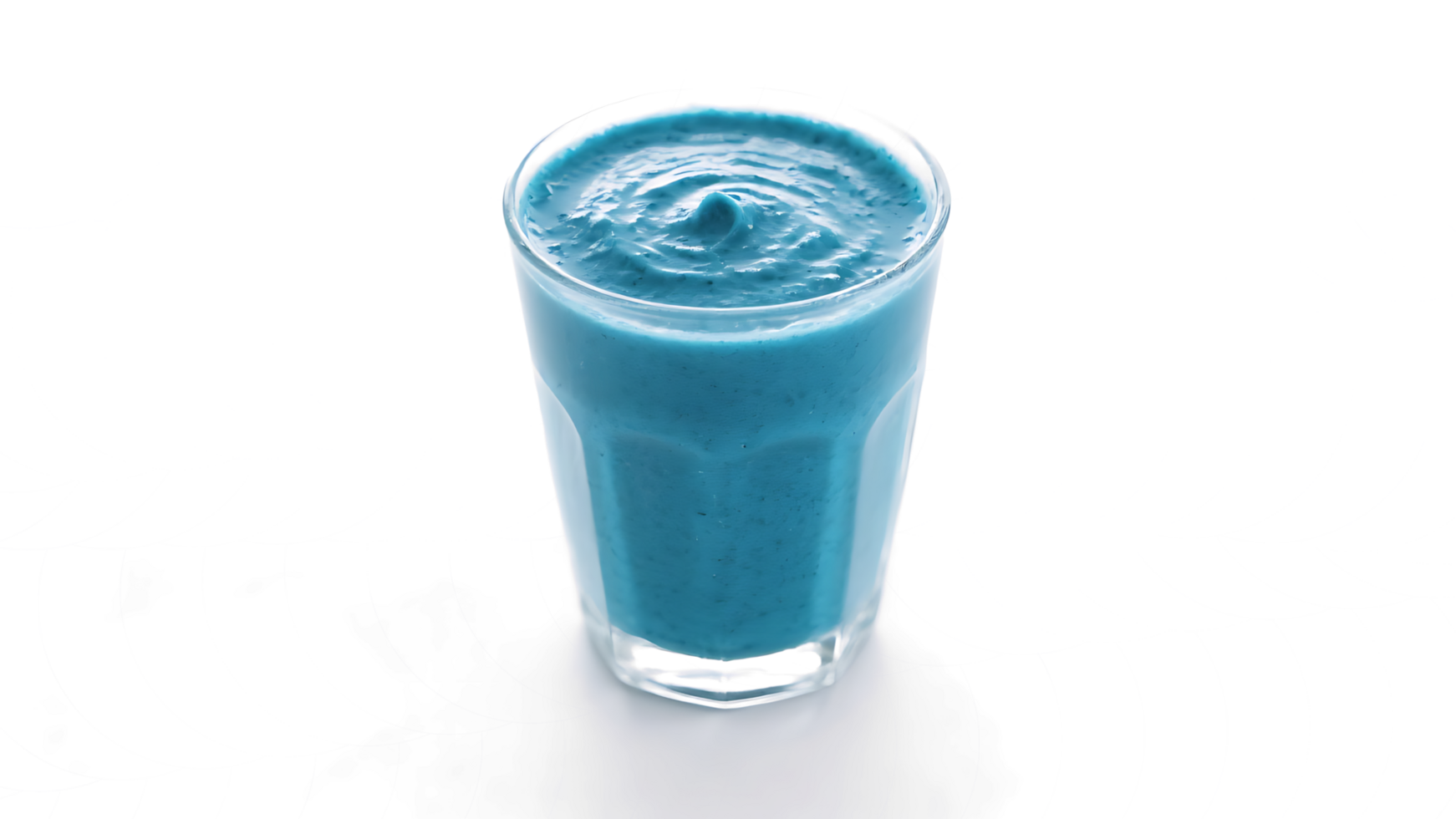 Transparent Blue Smoothie , A Refreshing Glass of Blue Smoothie on Transparent Background, Perfect for Menu Design or Beverage Promotion with a Vibrant, Cool Tone png