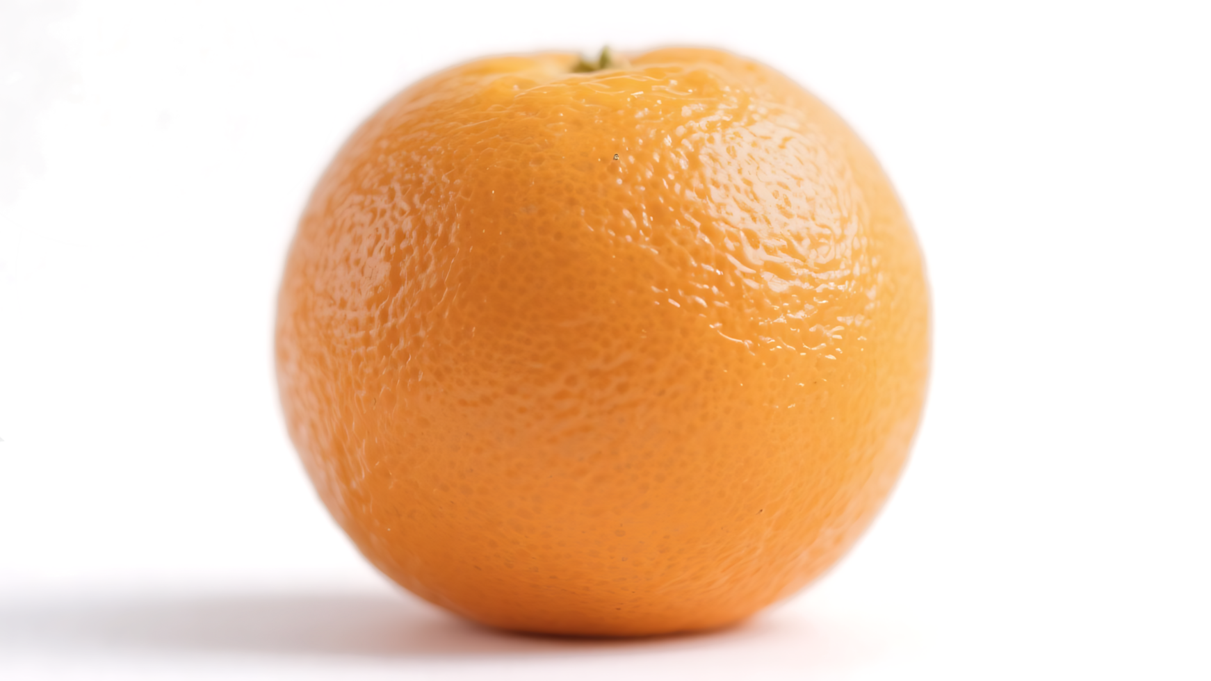 Transparent Orange , Realistic Detailed Single Orange Fruit with Transparent Background, Perfect for Juicy Citrus Designs and Food Illustrations png