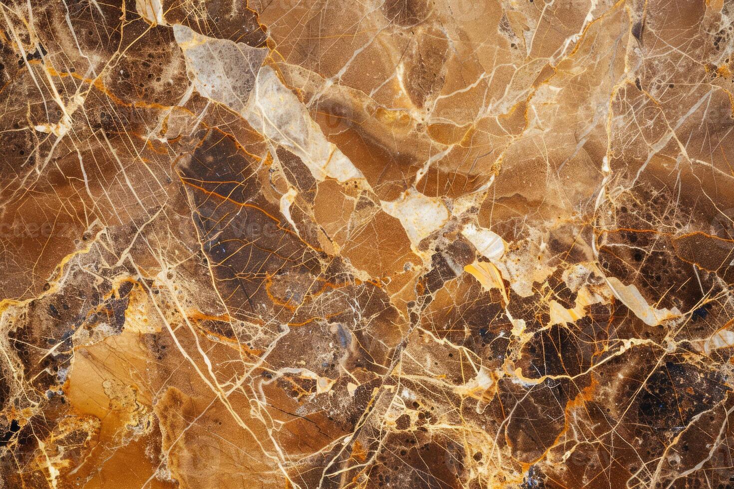 Photo of Warm brown marble pattern with white veins. Background texture for backdrops or mapping