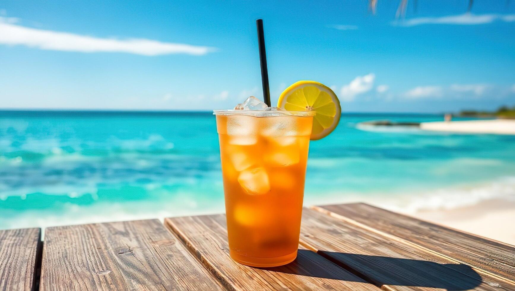 Tropical Iced Tea Escape with lemonby the Sea photo