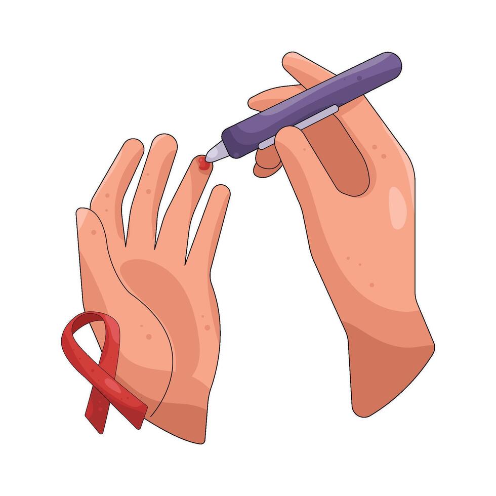 HIV blood test vector