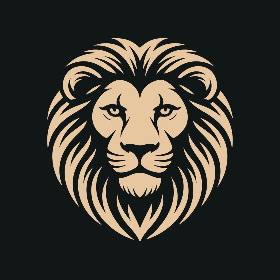 Tiger head logo symbol Art, Icons, and Graphics for Designers vector
