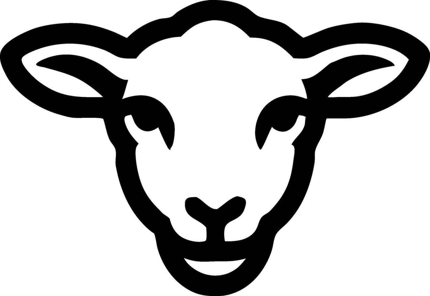 Sheep Logo Symbol Art Collection vector