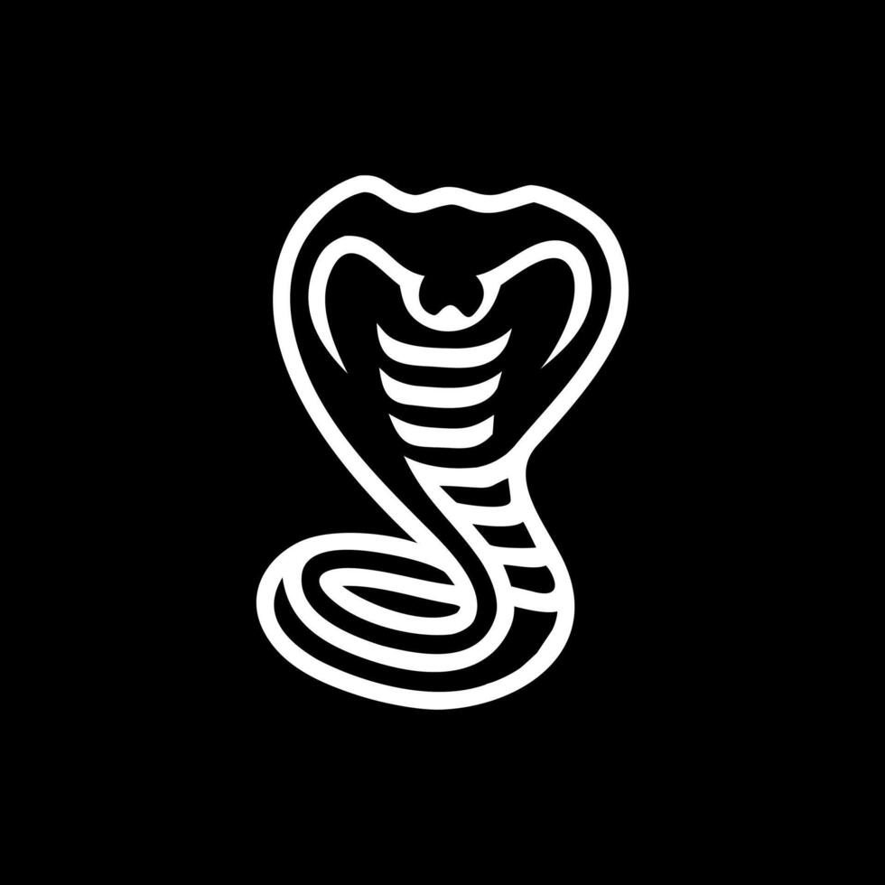 Minimalist Snake Logo Illustrations vector