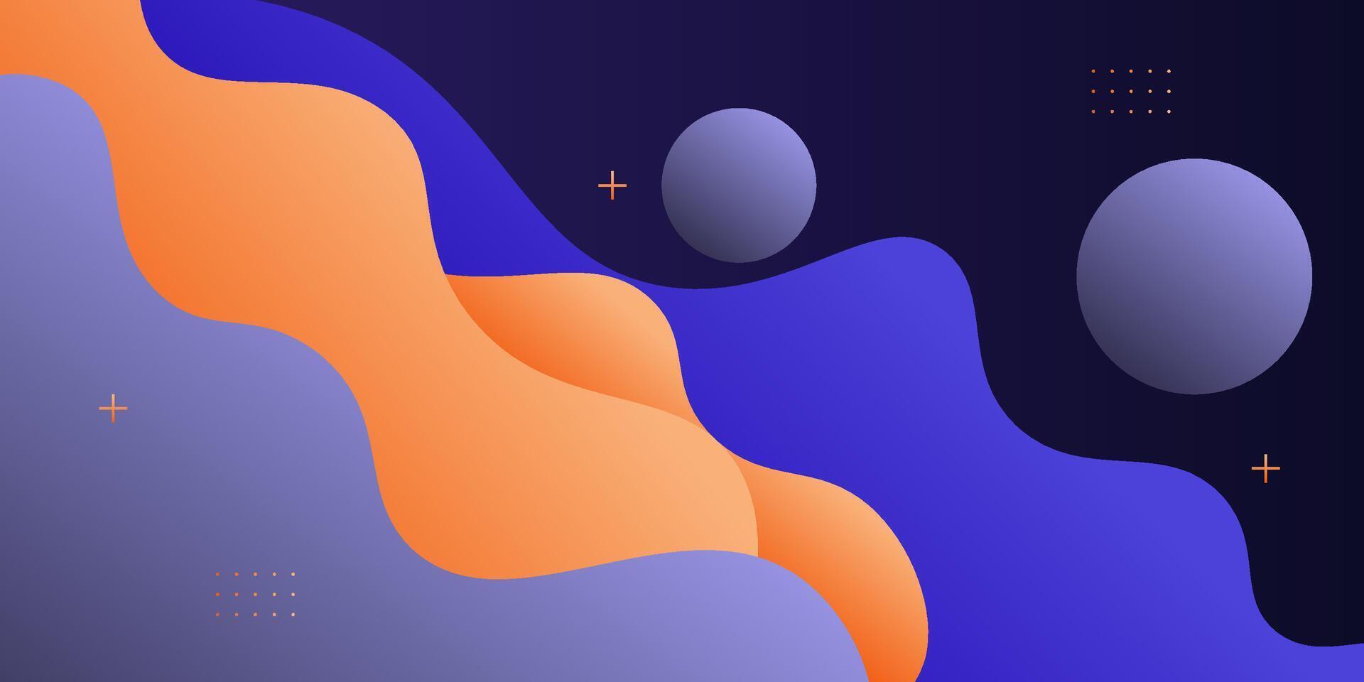 Abstract colorful wave background. Minimalist background design with fluid wave pattern elements. EPS10. vector