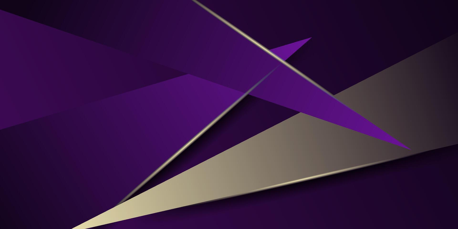 Abstract futuristic purple background with light and shadow triangle pattern. Eps10 vector