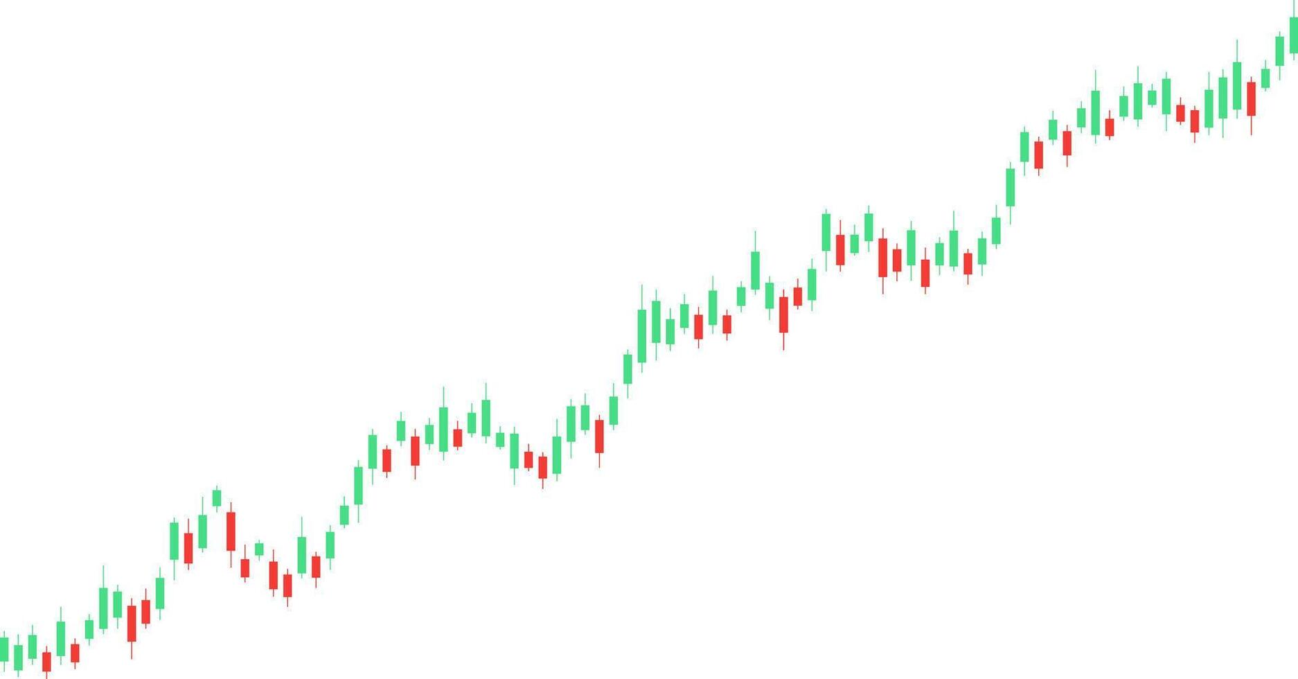 Stock market illustration on isolated background, for design vector