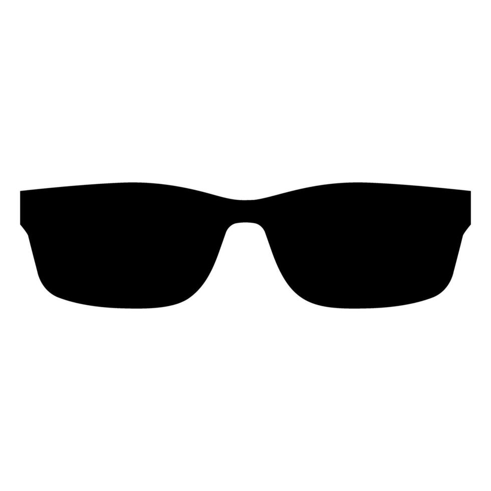 Sunglasses icon or symbol. Simple illustration of sunglasses icon for web. vector