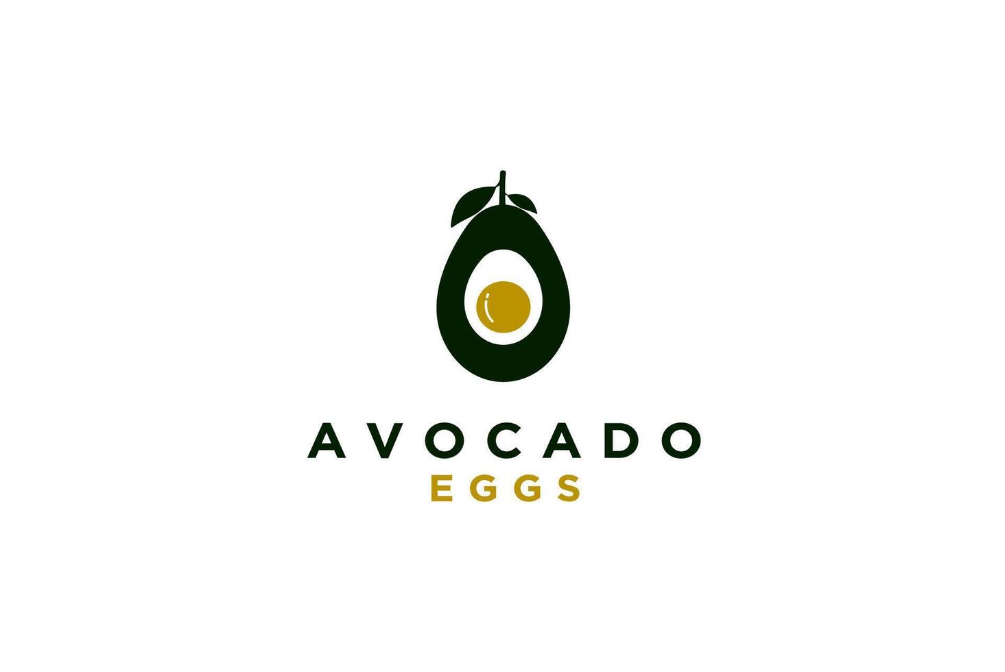 Our Combination Avocado with Camera Security Logo Design vector