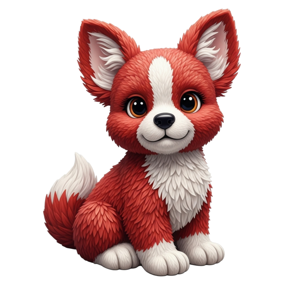 Cute anime cartoon dog puppy png