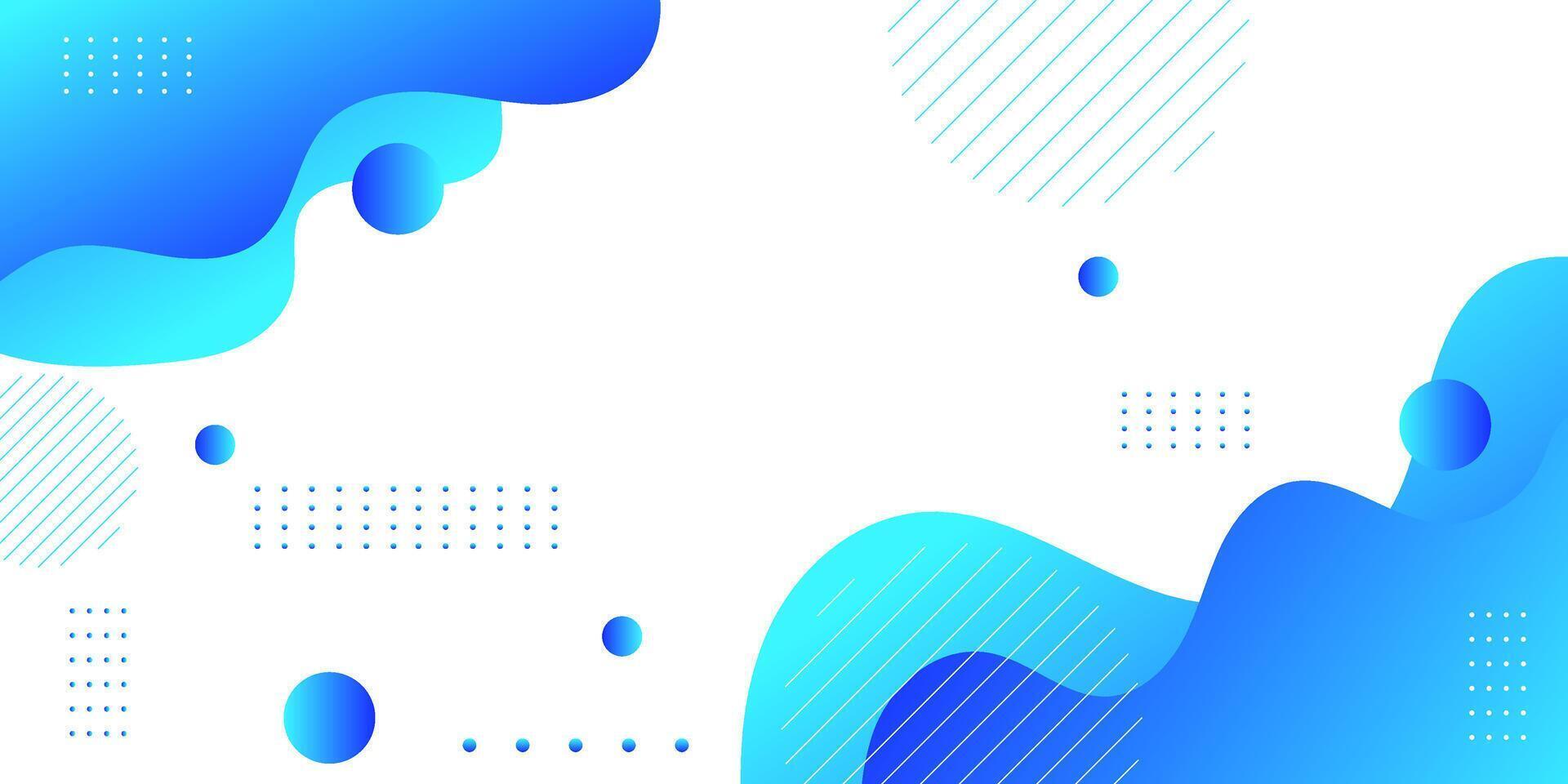Modern white and blue abstract wave background with geometric elements, ideal for corporate or app design vector