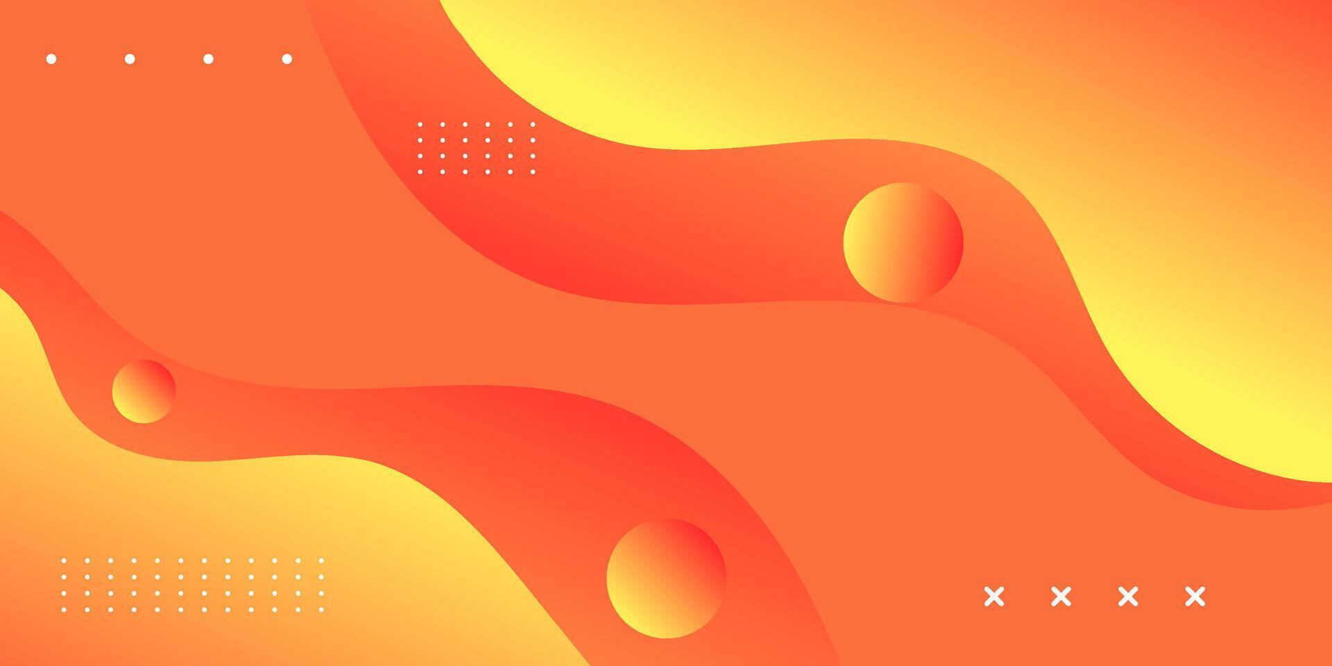 Red and orange fluid background with soft waves, modern design for banners or cover vector