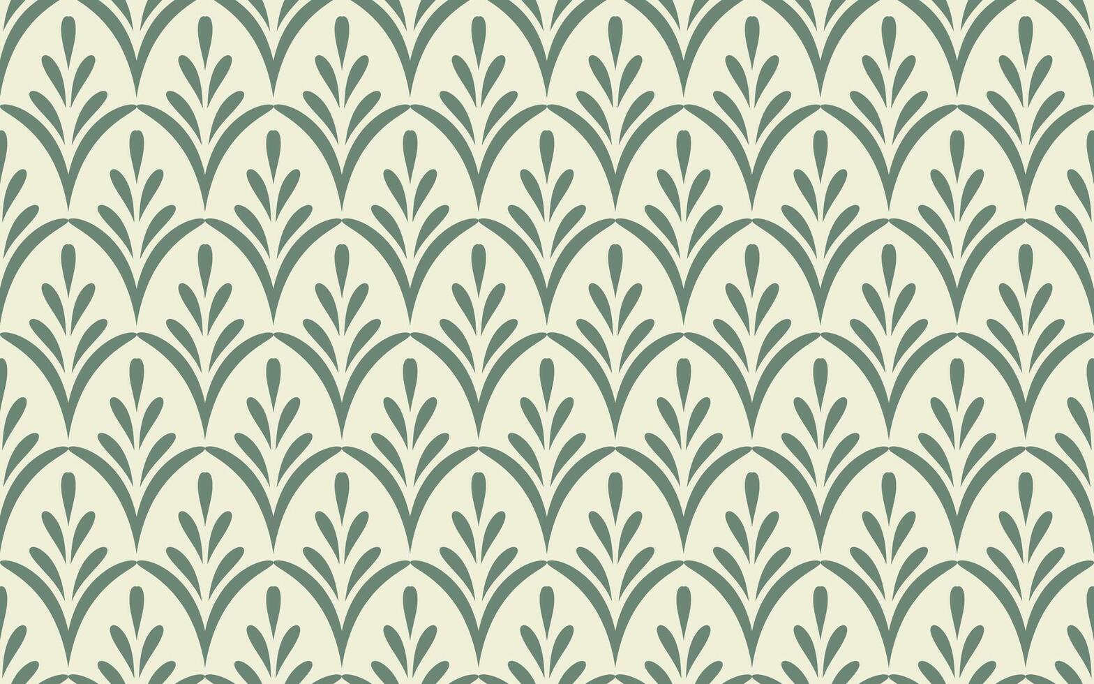 Floral seamless pattern. Soft green contemporary minimalist background for wallpaper, upholstery, design. vector